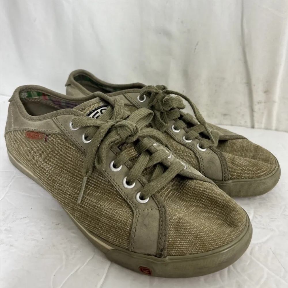KEEN ARCATA Shoes Womens Size 8 Casual Lace Up Sneakers 1004621 Green